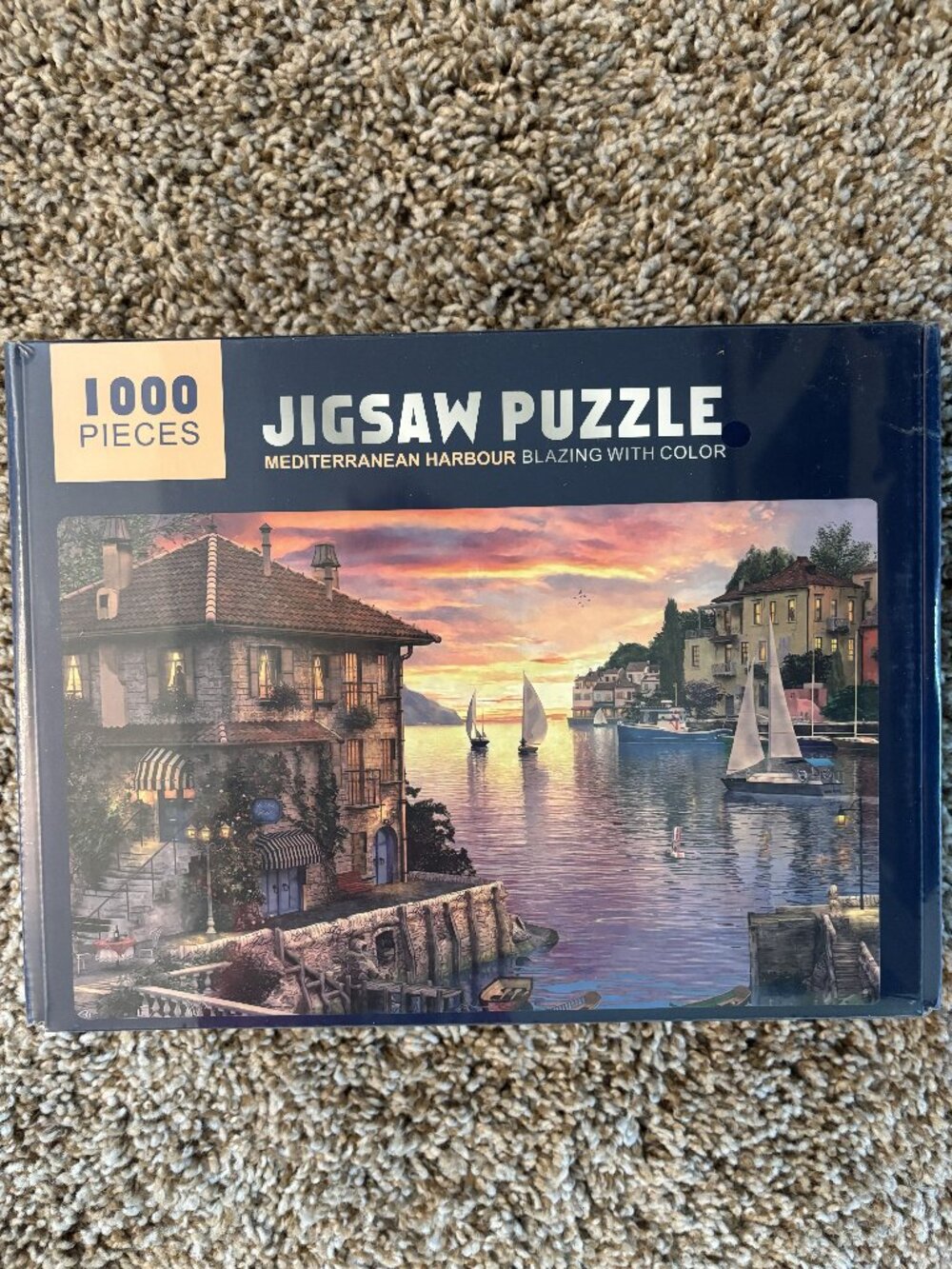 1000 Piece jigsaw puzzle Mediterranean Harbour NEW